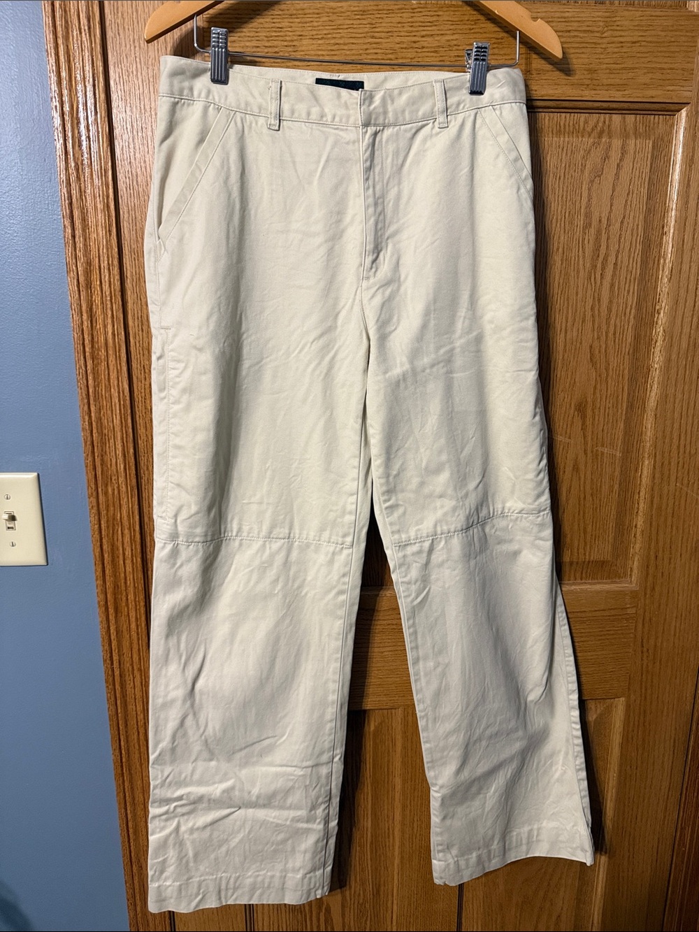 Ralph Lauren Straight Leg Khaki Pants Plaid Label
